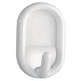 Storage Hooks Self Adhesive White (2pack)