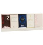 CHRISTIAN DIOR VARIETY by Christian Dior Gift Set for WOMEN: SET-5 PIECE MINI VARIETY (LA COLLECTION) WITH DIOR ADDICT 2 & JADORE & MIDNIGHT POISON & DIOR ADDICT SHINE & MISS DIOR CHERIE & ALL ARE .17 OZ MINIS