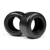 102837 FT01 Slick Tire D Compound Rear 62x37mm (2) by Hpi Racing