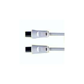 10M Coaxial TV AV Aerial Cable Male to Female White