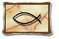 Fish Word Pillow - 9 x 13 Pillow