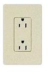 Lutron Dimmers CAR15H 15A Receptacle White Claro receptacles Lighting