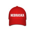 NEBRASKA - State-series - Red Baseball Cap / Hat One Size Fits Most