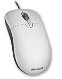 Microsoft  Wired Basic Optical Mouse White: Brazilian, French, Spanish PS2/USB