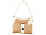  : Liz Claiborne Handbags Suffolk Seagrass Hobo With Croco Trim