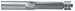 #2458 CARBIDE-TIP 2 FLUTE FLUSH TRIM ROUTER BIT W/DOUBLE BEARING 1/2 DIA X 2