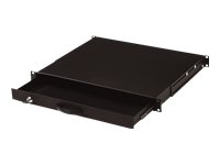 DIGITUS Tastatureinschub 1U 48,3cm 19Zoll abschliessbar und ausziehbar schwarz RAL9005 Preisvergleich