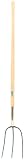 Regular 3-tine Bent Handle Hay Fork