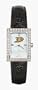 Anaheim Mighty Ducks NHL Womens Allure Black Leather Watch
