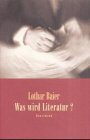 Produkt-Bild: Was wird Literatur?