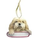 Lhasa Apso Dog Christmas Ornament