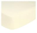 Fitted Pack N Play (Graco) Sheets - Solid Ivory Jersey Knit - Made In USA