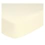 Fitted Pack N Play (Graco) Sheets - Solid Ivory Jersey Knit - Made In USA