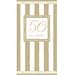 Gold White 50 Years Together Anniversary Party Invitations 50th, 8 Count Fill In Cards and Envelopes