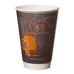 Insulair Hot Cups, 24 oz, Aroma Design with EcoSmart Case of 500 Cups