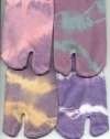 Tabi Ankle Socks - Tie Dyed - Purple