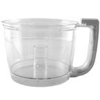 KitchenAid KFP77WBWH work bowl w/ white handle.