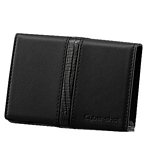 Sony LCJTHC/B Genuine Leather Jacket Case with Stylus for the DSC-T70 & DSC-T200 (Black)