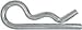 Imperial 73500 Hairpin Cotter, 1/16" X 19/32", Pack of 50