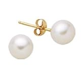 14kt. Yellow Gold, Akoya Pearl Earrings