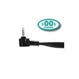 1001Cables - 3 Phono Plug to 3.5mm (3 Rings/4 Layers) Plug for camcorders. 1.5m