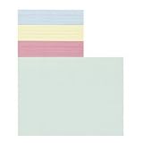 Recycled Oxford Colored Index Cards, Unruled, 5'x8', Blue, 100/Pack ESS7520BLU