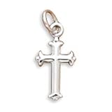 Sterling Silver Tiny/Small Charm Pendant, 1/2 in, Cross (ZAA C18236) Reviews 11MYKG3qEGL. SL160 Sterling Silver Tiny/Small Charm Pendant, 1/2 in, Cross (ZAA C18236) Reviews