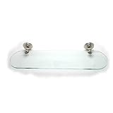 Bathroom Accessories Glass Shelves Polished Nickel
