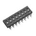 DMR02TTR, Switch DIP Off ON SPST 2 Recessed Slide 0.025A 24VDC Gull Wing 2000Cycles/SwitchCycles 2.54mm SMD T/R (25 Items)
