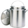 Bayou Classic 1000 100-Qt. Aluminum Stockpot with Boil Basket