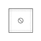 Beattie IntenScreen for Hasselblad 500EL, 500C, 501C with Diagonal Split Image w/8x10 format lines
