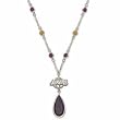 Los Angeles Lakers Rhodium Logo Necklace