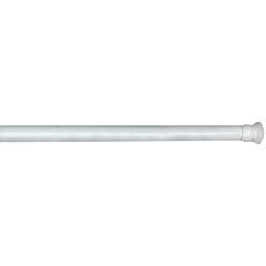 WENKO 19210100 Teleskop-Duschstange - Aluminium, � 2 cm, 70-115 cm, Chrom