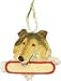 Collie Dog Christmas Ornament