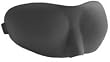 Dream Essentials Sweet Dreams Contoured Sleep Mask with Earplugs and Travel Pouch ~ Black