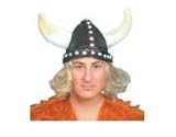 Viking helmet with hair
