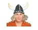 Viking helmet with hair