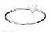 Sterling Silver Single Heart Ring On Thin Band