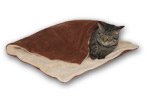 Thermo-Kitty Throw 24' x 36' Rust & Cream