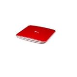 LG GP40NR10 8x8x8xDVD+RW 8x6xDVD-RW 6xDVD+R DL 5xDVD-RAM DVD Brenner extern USB2.0 slim rot mit Software