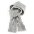 hellgrauer Designer Schal Designerschal Winterschal Damenschal Herrenschal grau-meliert