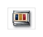 Romania Flag Mix Classic Enamel, Italian Charm by Nomination Charms