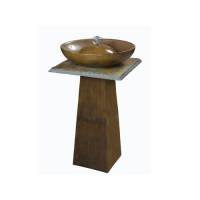 Ferris Outdoor Floor Fountain in Bronze