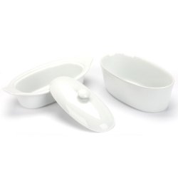 Silvermark Butter Boat, White