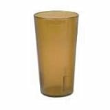 Amber 20 oz. Pebbled Plastic Tumbler 12/Pack