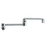 Buy Chicago Faucets DJ13JKCP 13 C-C Double Jointed Swing Spout with Aerator Outlet,... by Chicago
