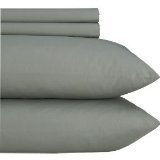 1000 Thread Count FULL (DOUBLE) Size 4pc Egyptian Bed Sheet Set, Deep Pocket, GRAY by 