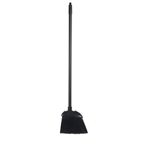 Rubbermaid Commercial Lobby Pro Broom,  Polyethylene Bristles, 28 Inch Metal Handle, Black/Yellow (637400BLA): Office Products