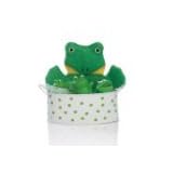 Elegant Baby 4-Piece Bath Bucket Set - Green Frog