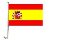 Auto-Fahne: Spanien mit Wappen